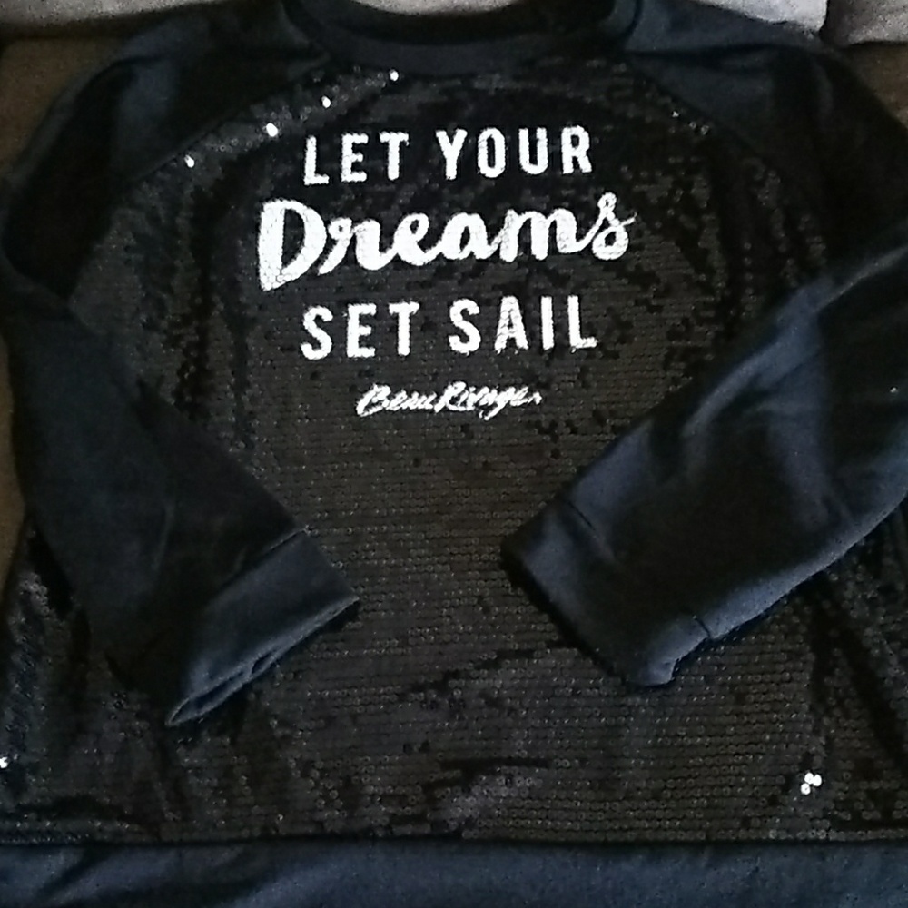 Black seqin dress top